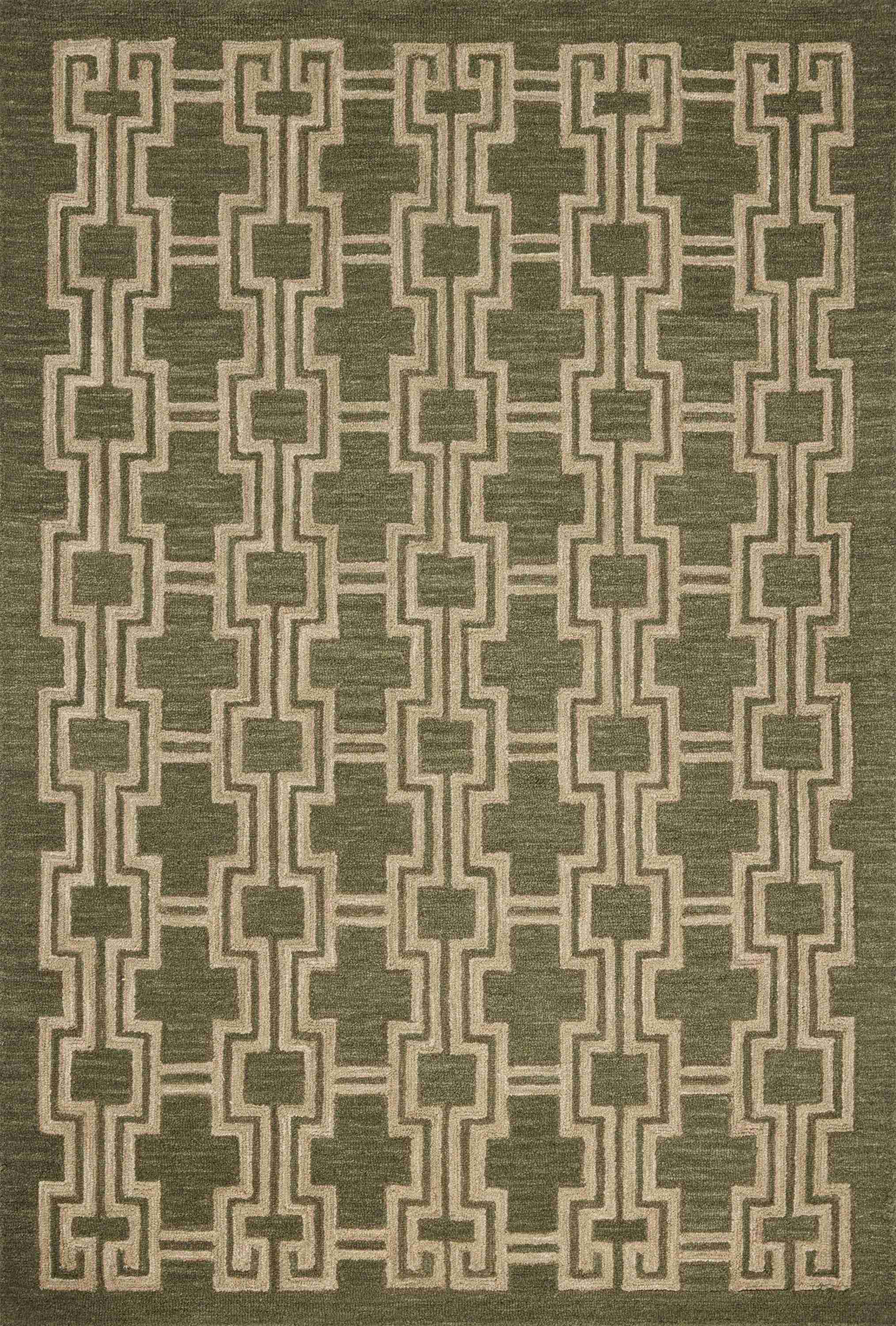 Jeremiah Brent x Loloi Barrow Moss / Beige Rug - Image 1