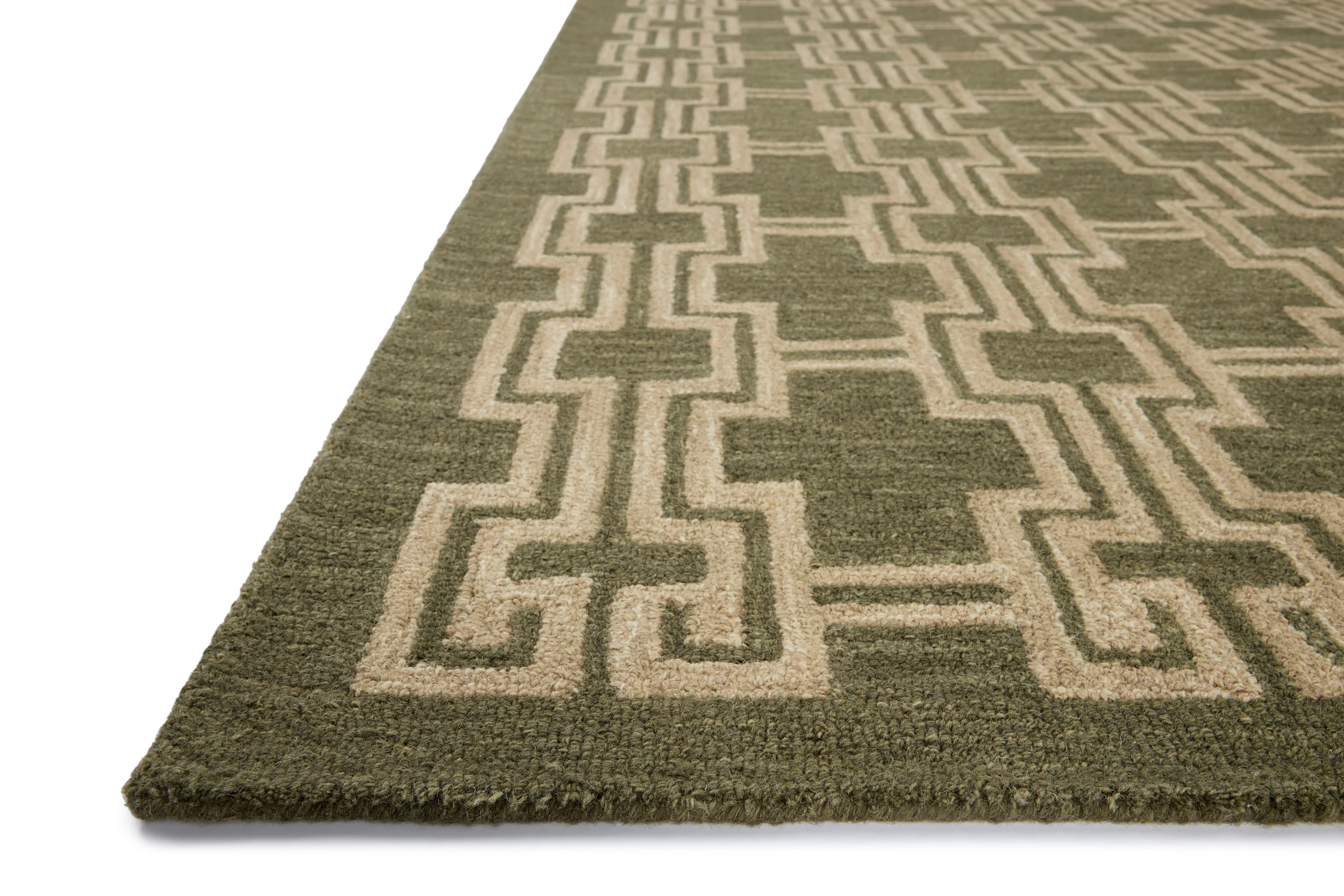 Jeremiah Brent x Loloi Barrow Moss / Beige Rug - Image 2