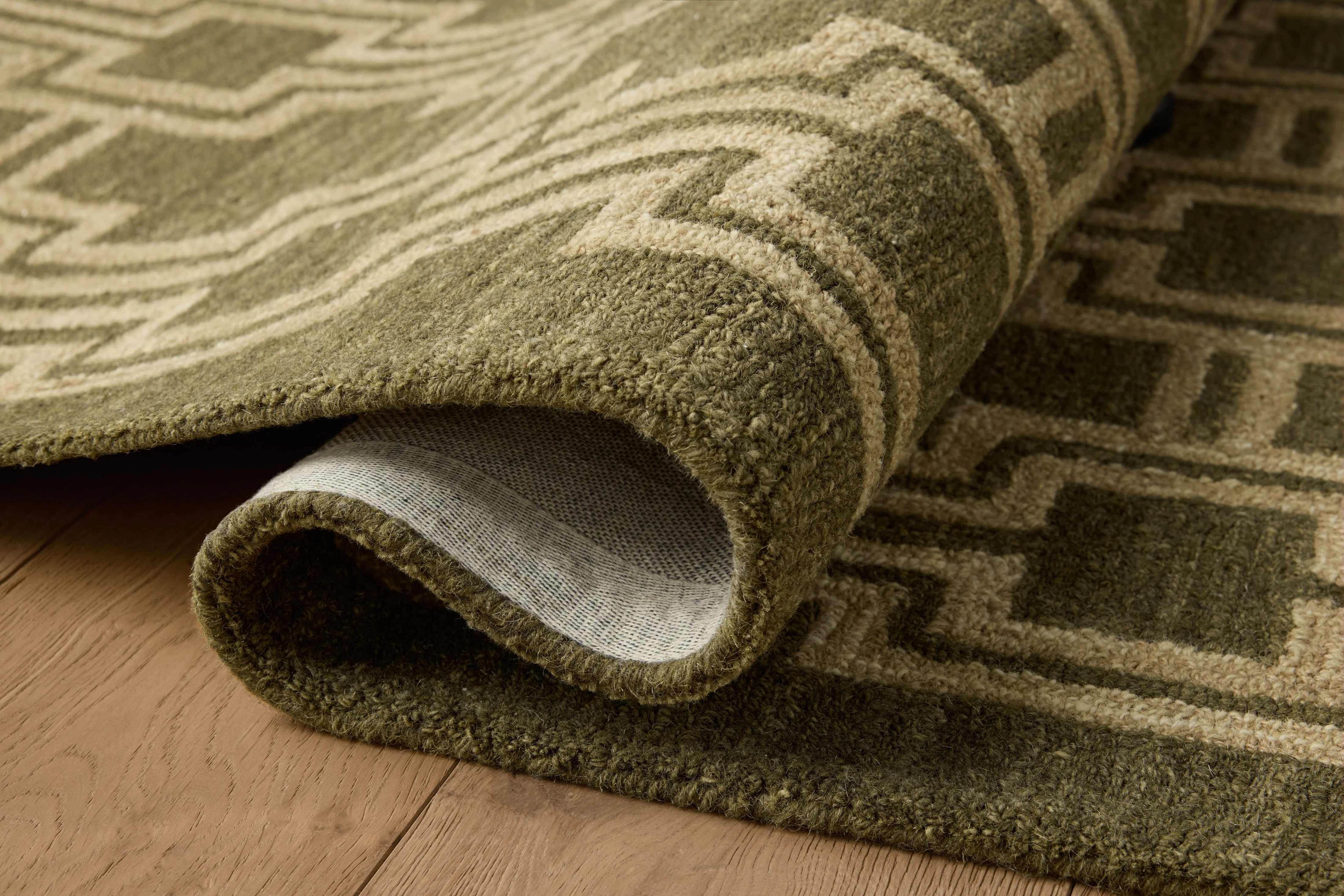 Jeremiah Brent x Loloi Barrow Moss / Beige Rug - Image 3