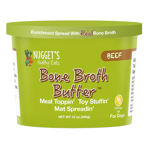 Nuggets Healthy 12oz Bone Broth Butter Beef - Image 1