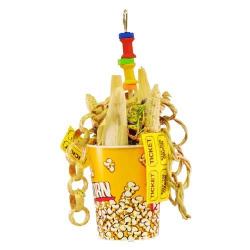 A&E Cage Co Happy Beaks Movie Time Toy, Multicolor - Image 1