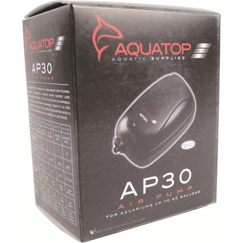 AQUATOP AP-30 BREZA Air Pump  Up To 40 Gallons - Image 1