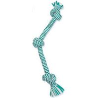 Mammoth Flossy Chews Extra Fresh 3 Knot Tug Dog Toy  Medium  20 - Image 1