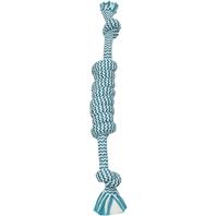 Mammoth Flossy Chews Extra Fresh Monkey Fist Bar Tug Dog Toy  Large  18 - Image 1