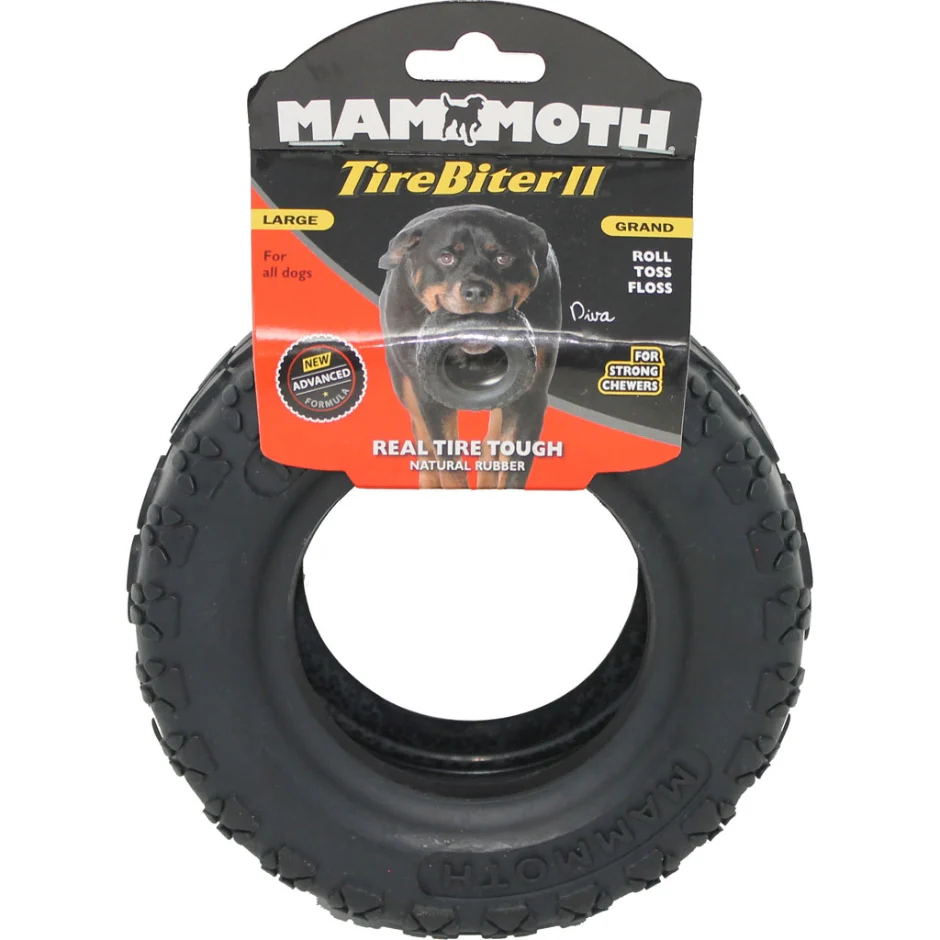 Mammoth TireBiter II Rubber Tire Dog Toy  Large  6 - Image 1