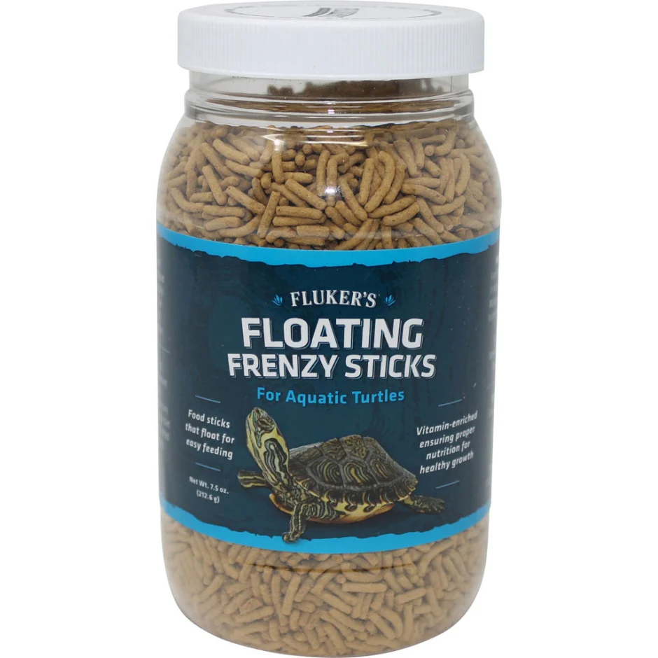 Flukers 70132 7.5 oz Floating Frenzy Sticks for Aquatic Turtles - Image 1