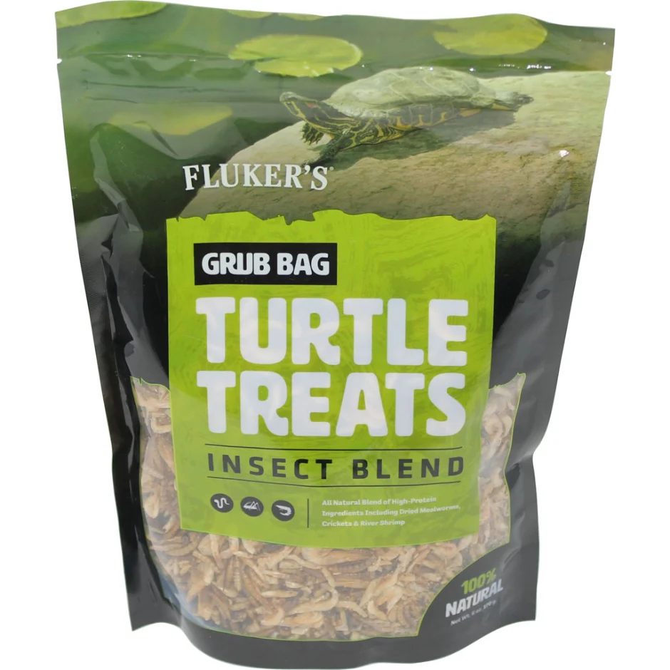 Flukers 72032 6 oz Grub Bag Turtle Treat  Insect Blend - Image 1