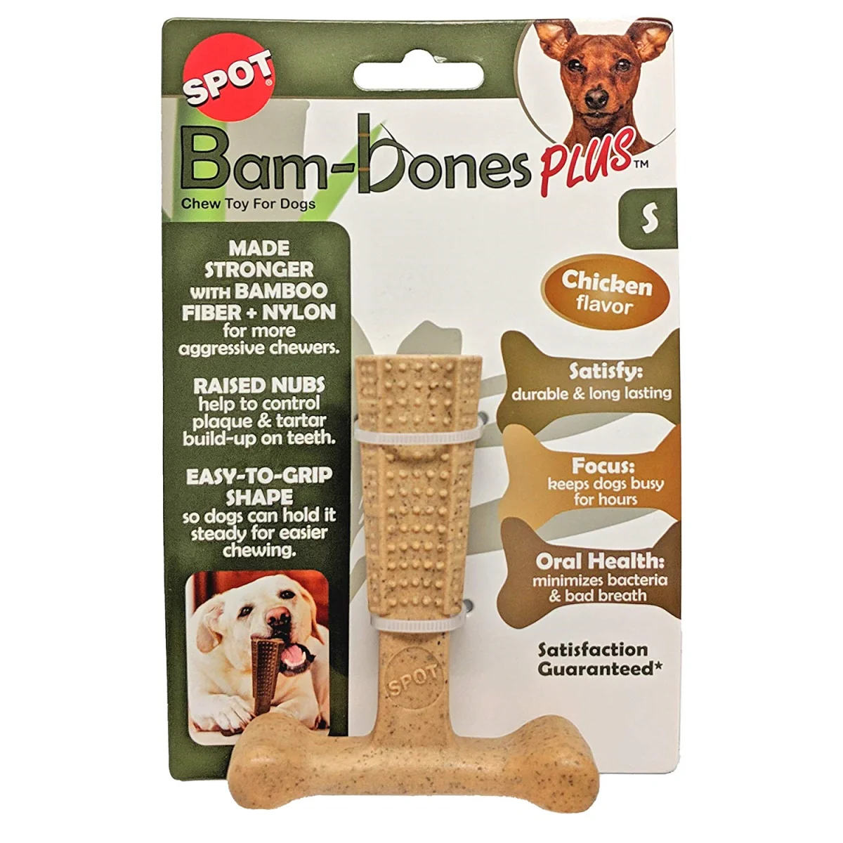 Spot Ethical Pet Dog Chew Bambone Plus Beef 4in - Image 1
