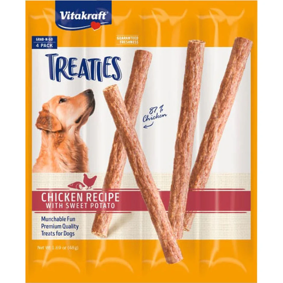 Pet Prod 35989 Treaties Dog Treat - Pack of 4 - Image 1