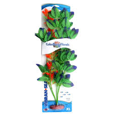 Blue Ribbon Pet Products Colorburst Florals Melon Leaf Silk Style Plant  Green - Extra Large - Image 1