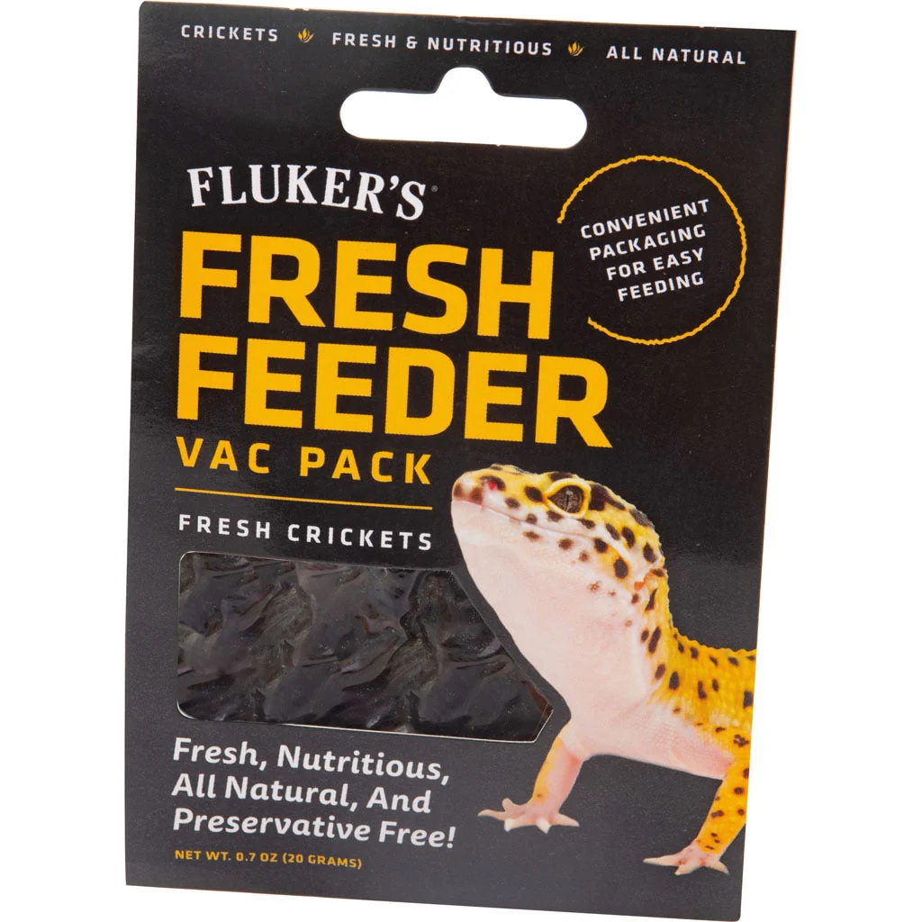 Flukers 78011 0.7 oz Fresh Feeder Vac Cricket for Pet - Image 1