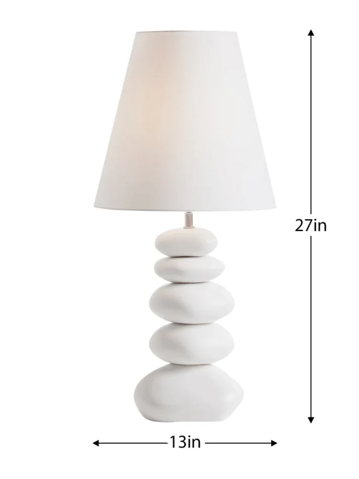 Ceramic Stacked Table Lamp - Image 2