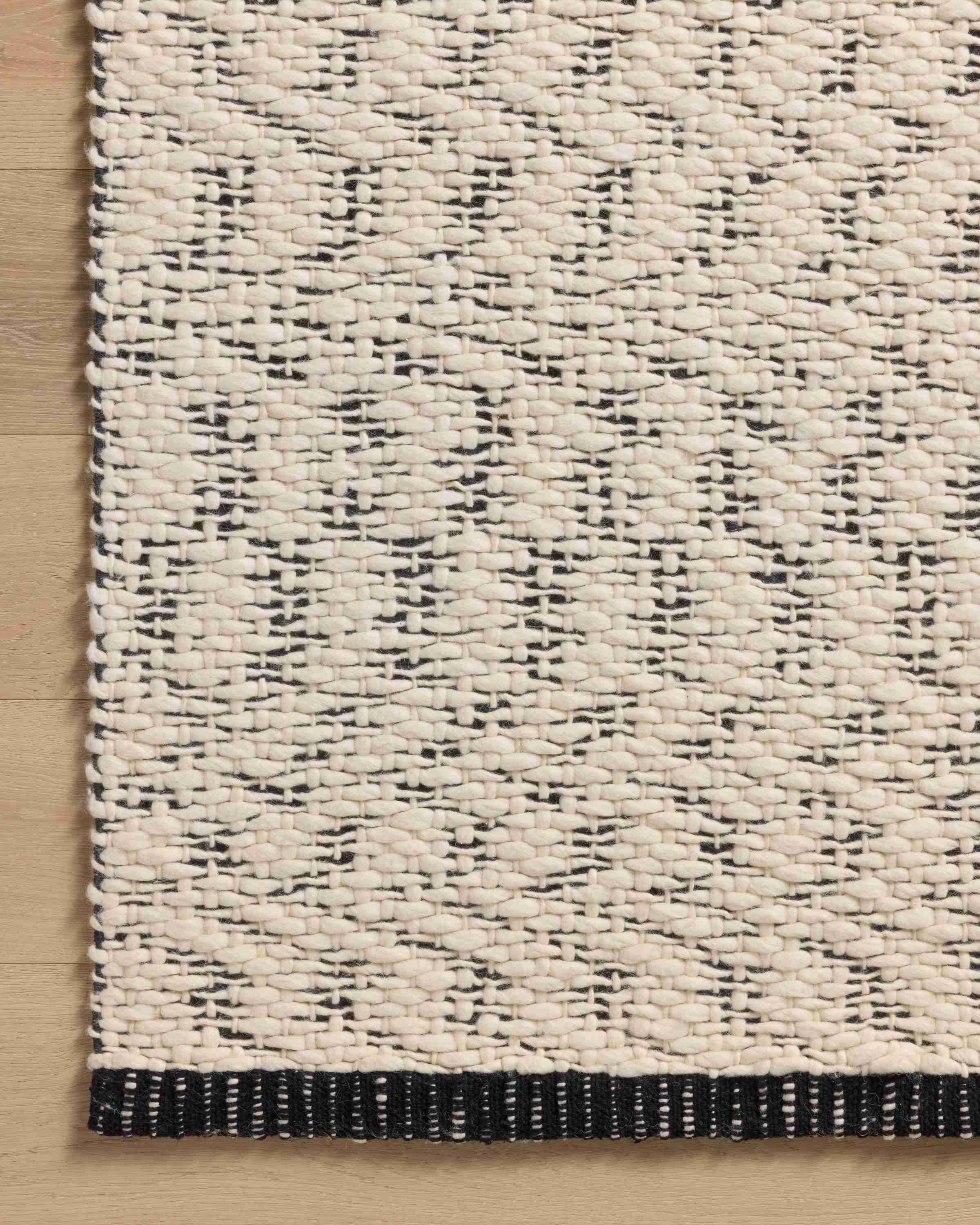 Magnolia Home by Joanna Gaines x Loloi Betty Ivory / Black Rug - Image 3