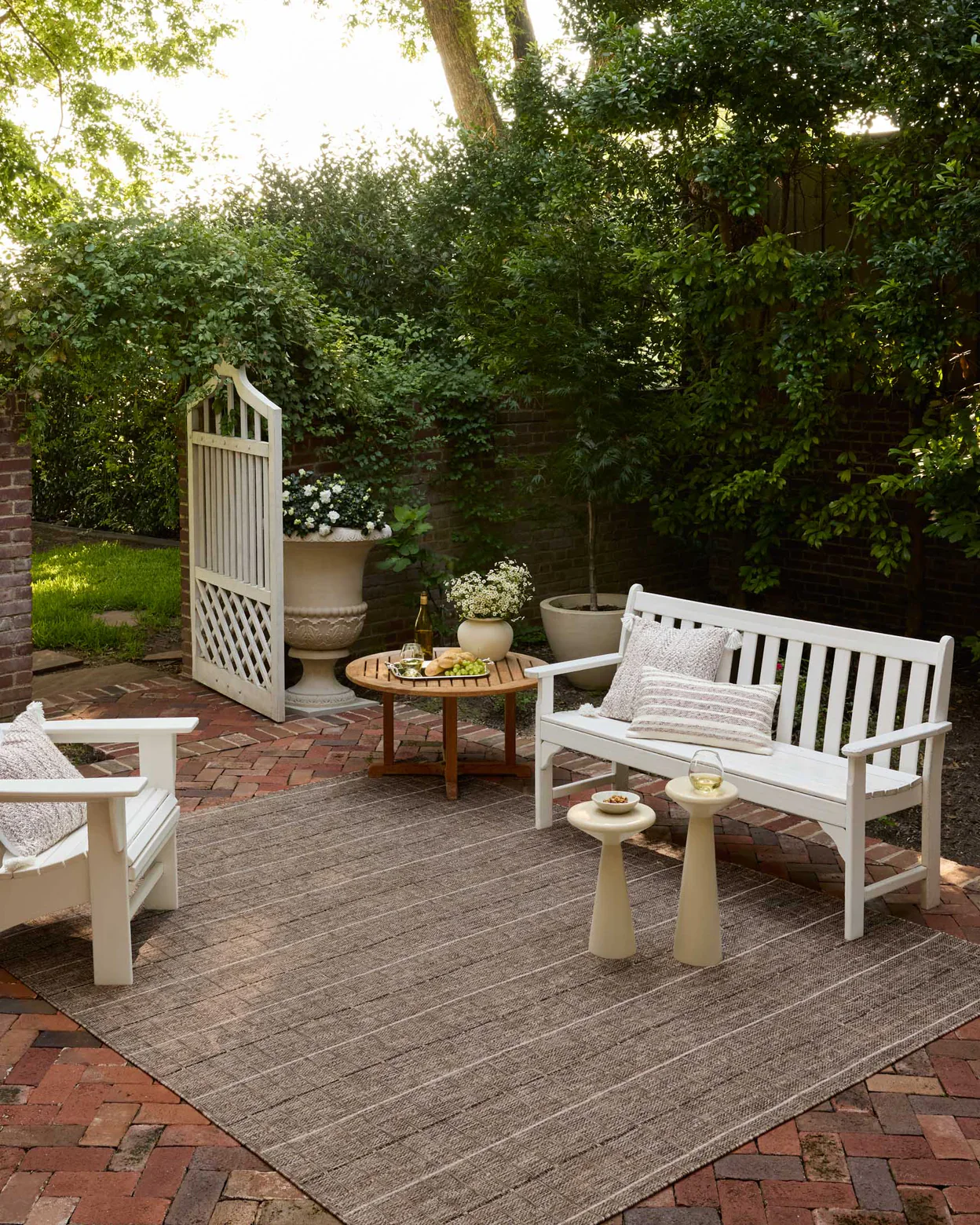 Birch Natural/Bark Indoor/Outdoor Rug - Image 2