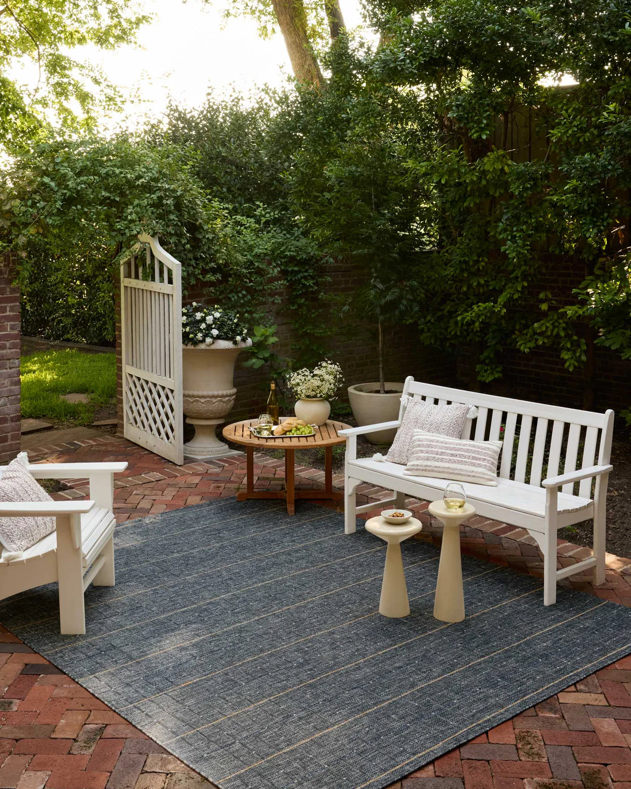 Birch Sky/Wheat Indoor/Outdoor Rug - Image 2
