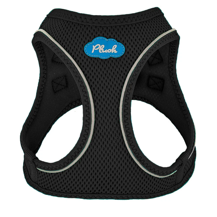 Plush Step In Dog Harness Large Black - Image 1
