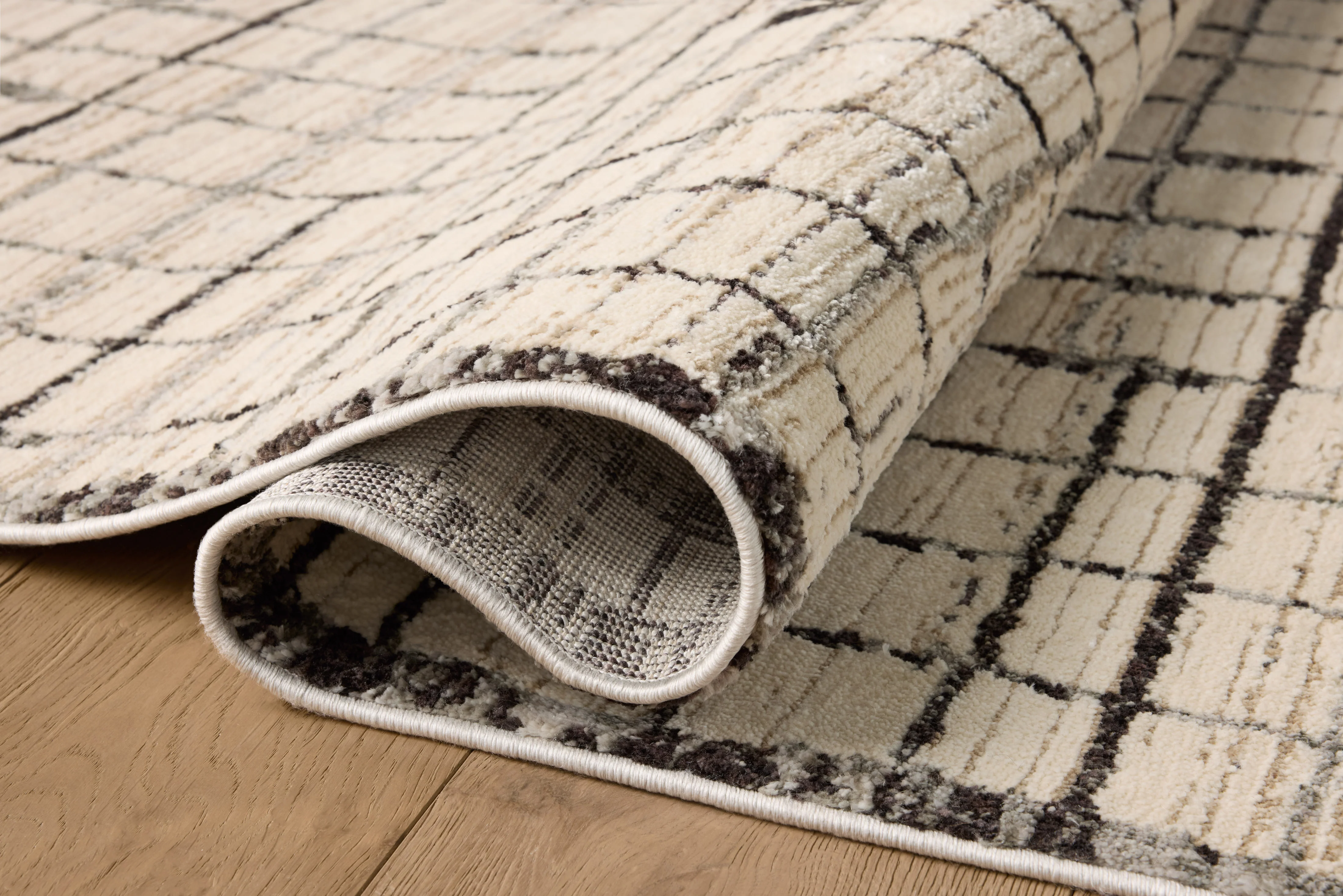 Jeremiah Brent x Loloi Bleecker Ivory / Charcoal Rug - Image 3
