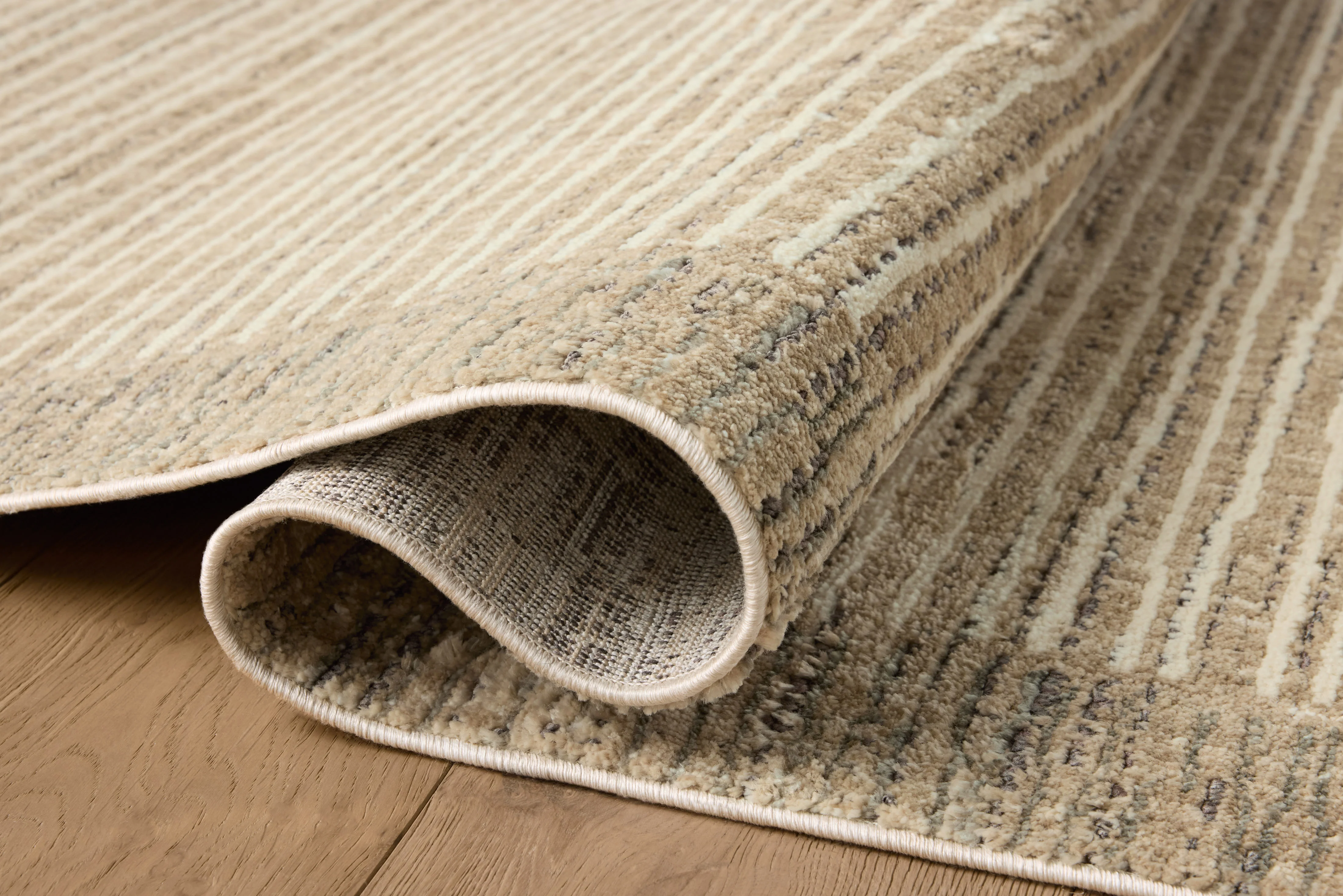 Jeremiah Brent x Loloi Bleecker Sand / Charcoal Rug - Image 3