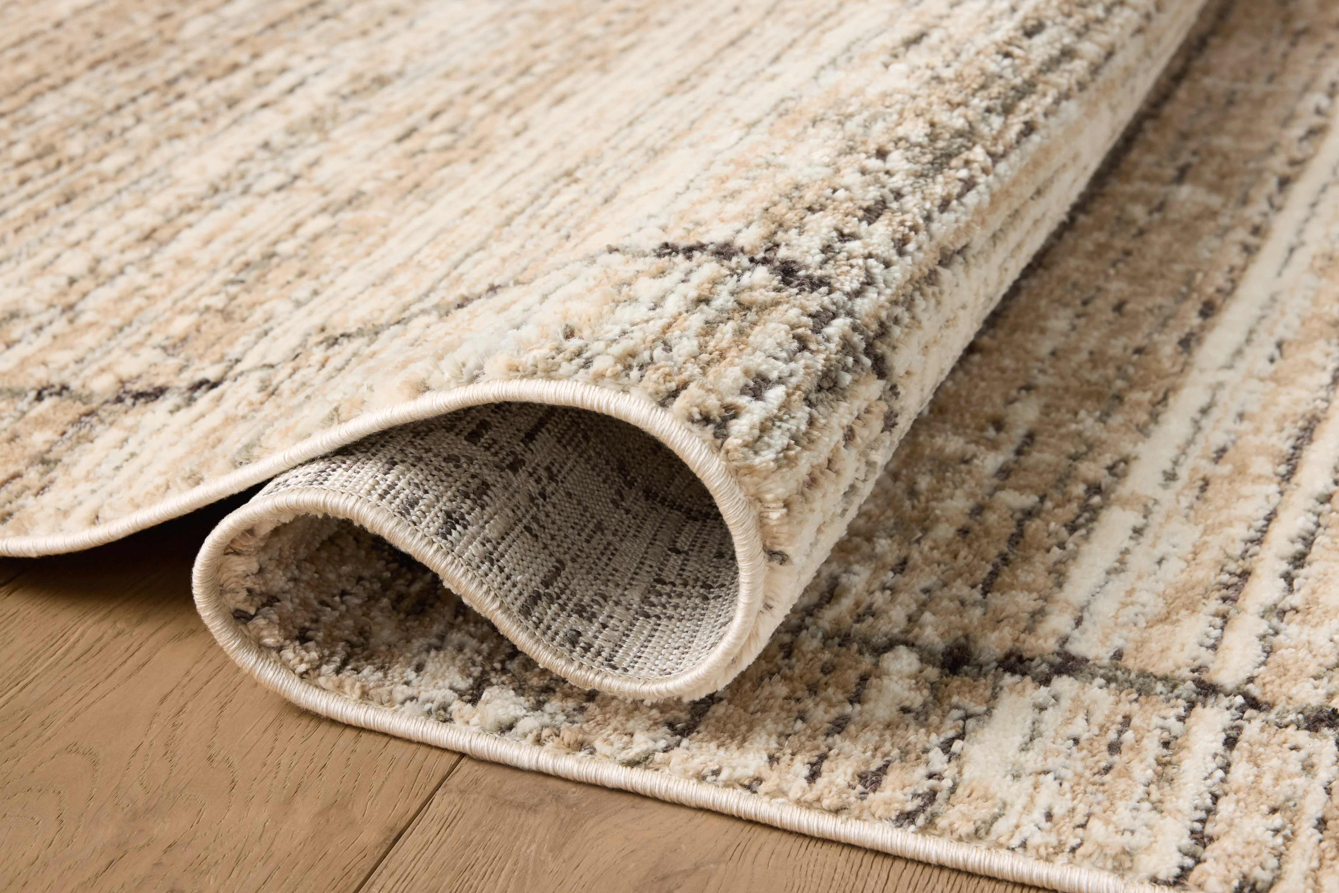 Jeremiah Brent x Loloi Bleecker Natural / Charcoal Rug - Image 3