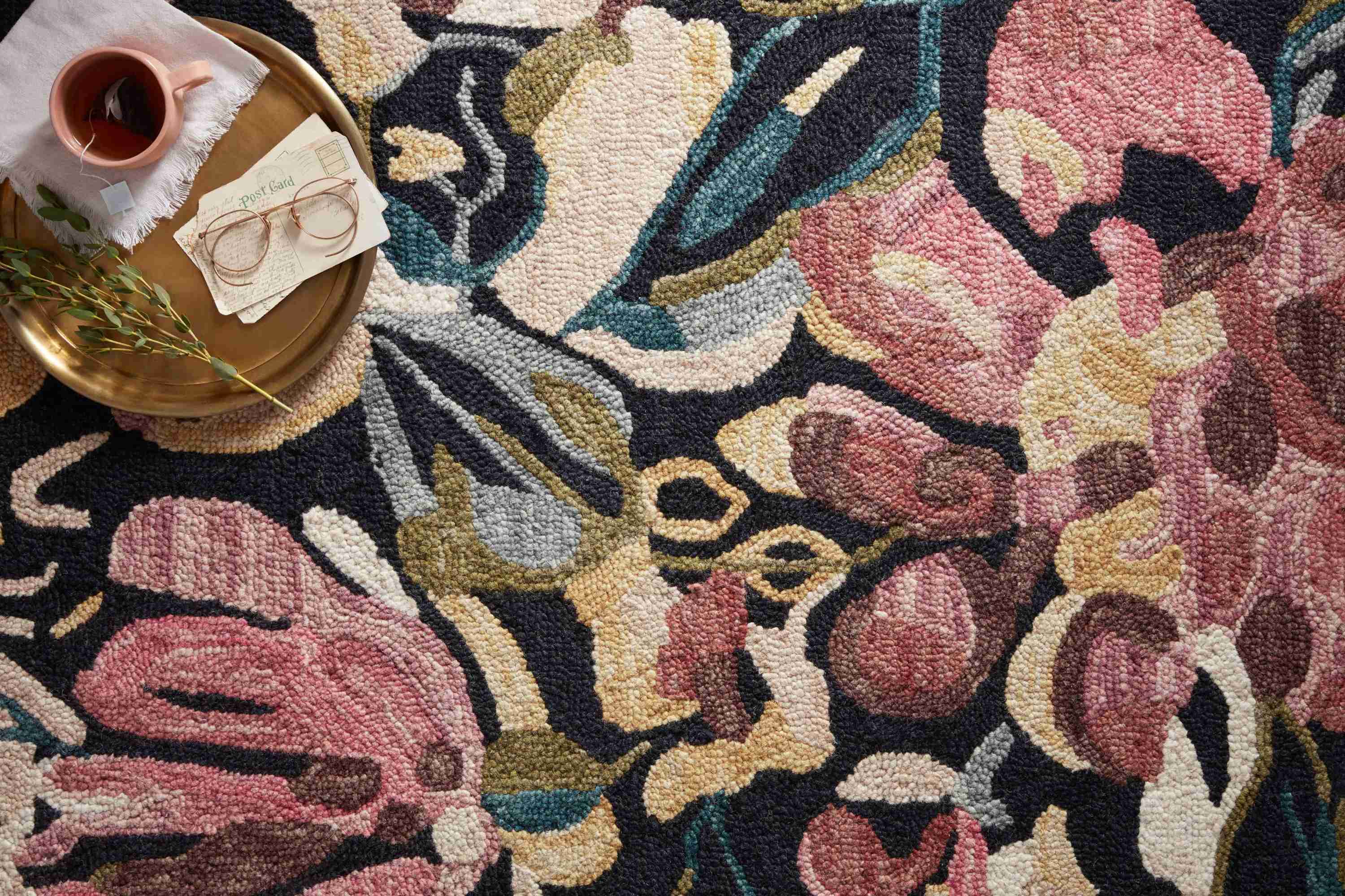 Belladonna Black / Berry Rug - Image 3