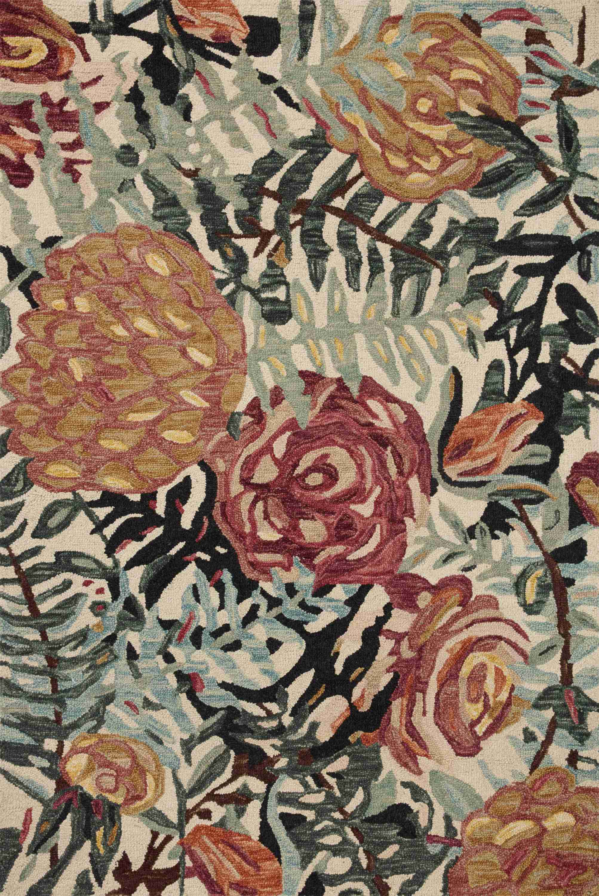Belladonna Ivory / Lagoon Rug