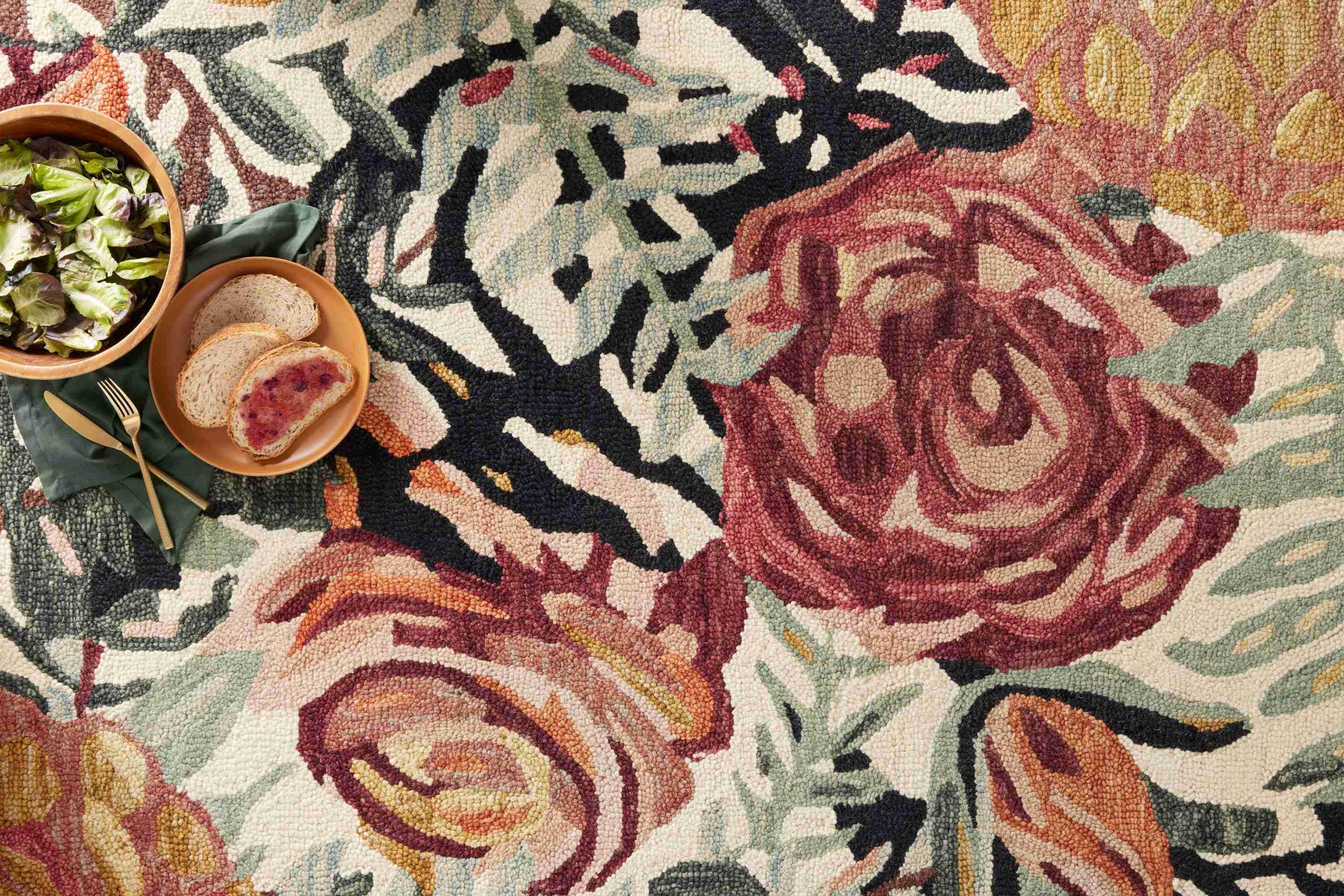 Belladonna Ivory / Lagoon Rug - Image 3