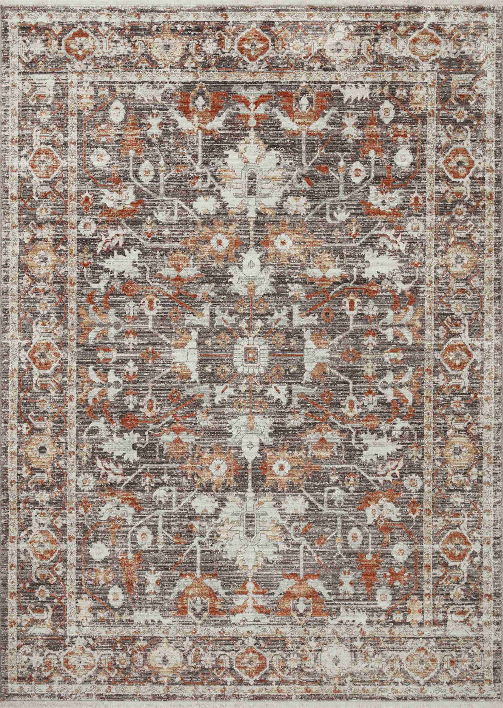 Bonney Charcoal / Spice Rug