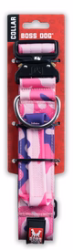 Boss Dog Tactical Collar 20-28in 2in Pink Camo - Image 1
