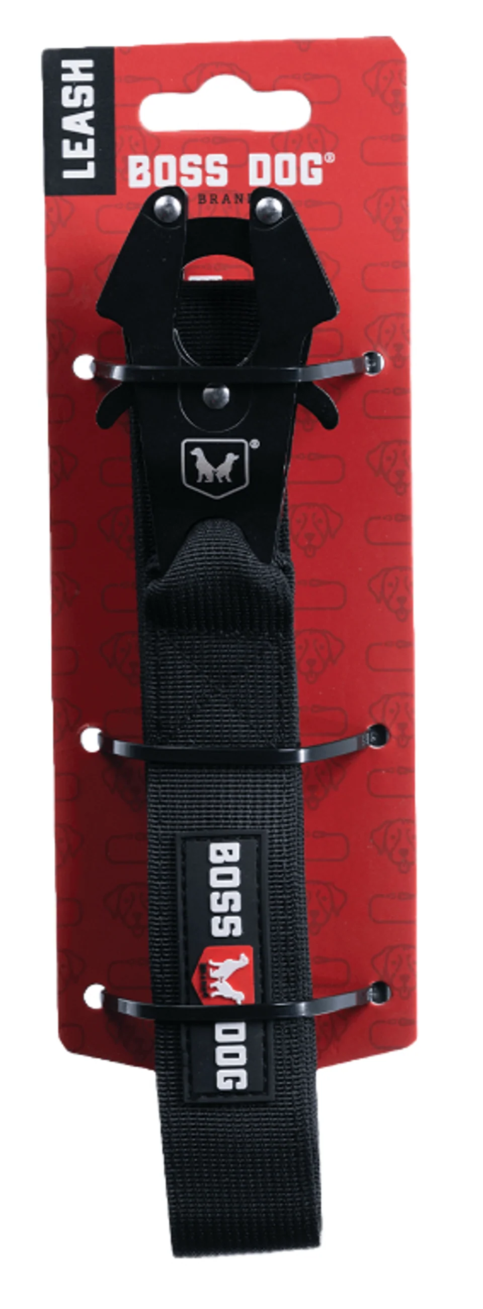 Boss Dog Tactical Dog Leash 4ft 1.25in Black - Image 1