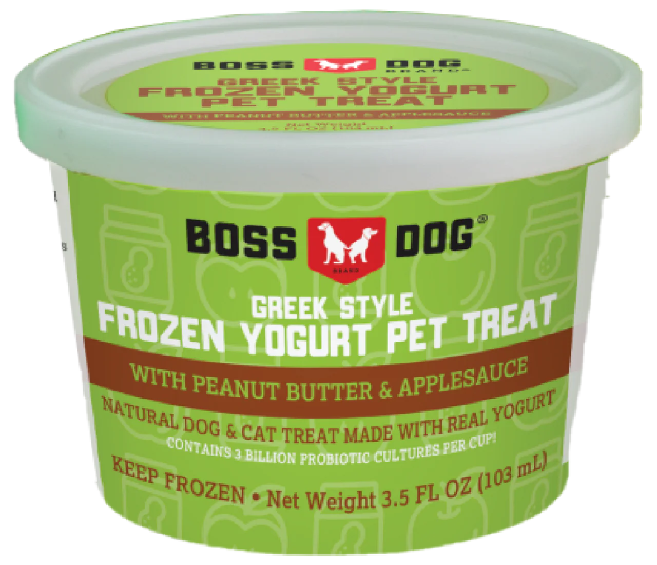 Boss Dog Yogurt Peanut Butter & Applesauce Dog Food 3.5oz - Image 1