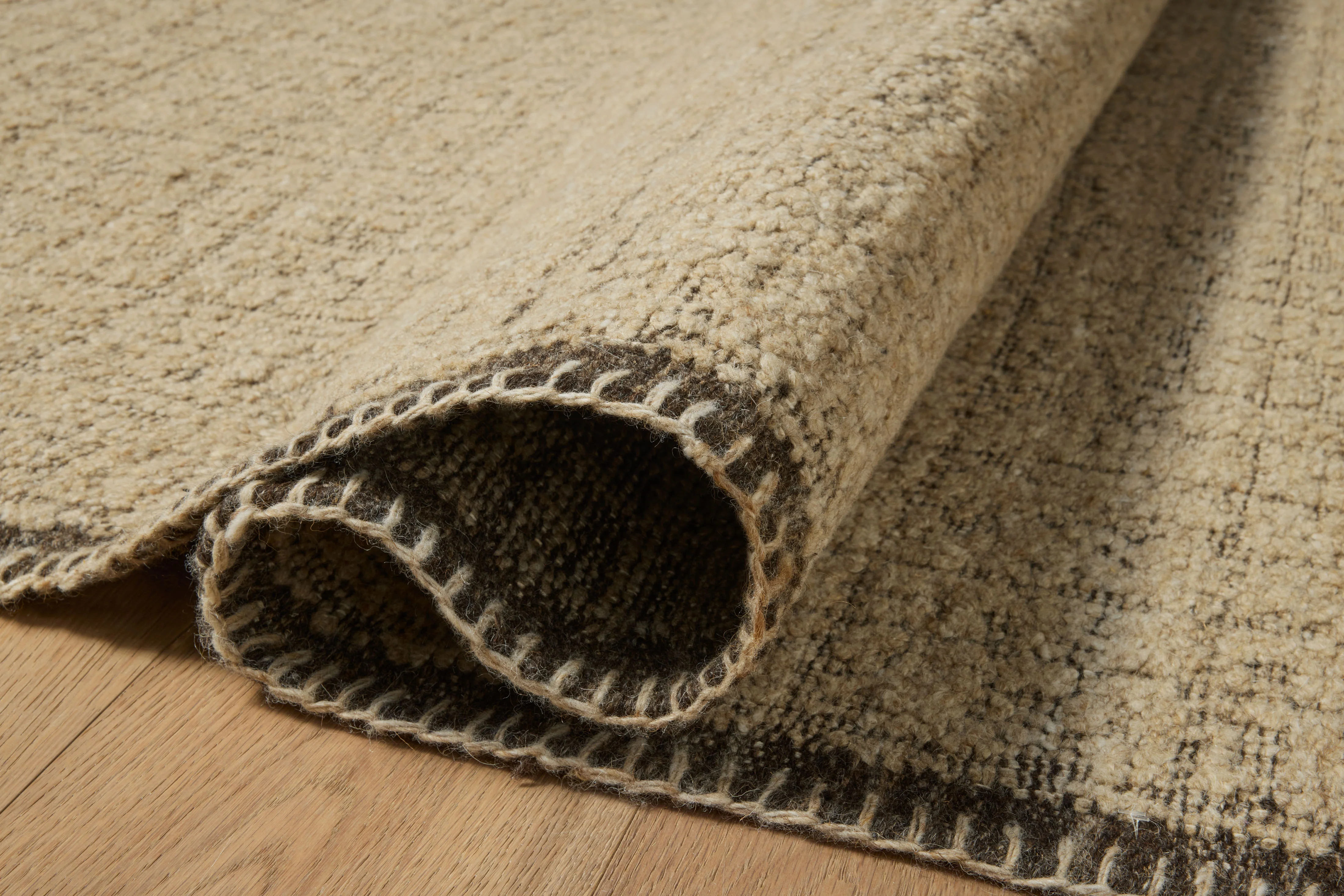 Amber Lewis x Loloi Bowie Sand / Coffee Rug - Image 3