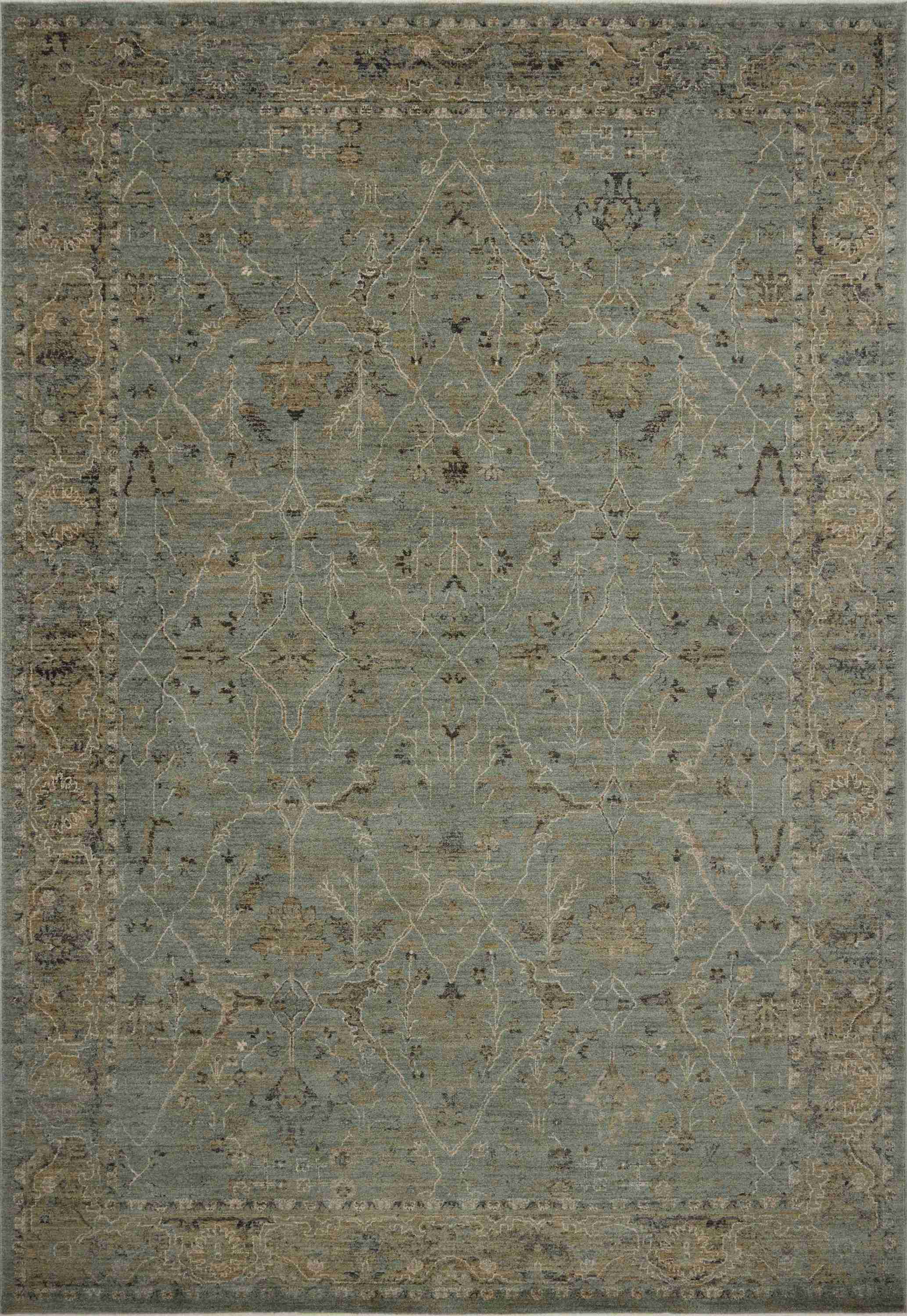 Briar Aqua / Olive Rug - Image 1