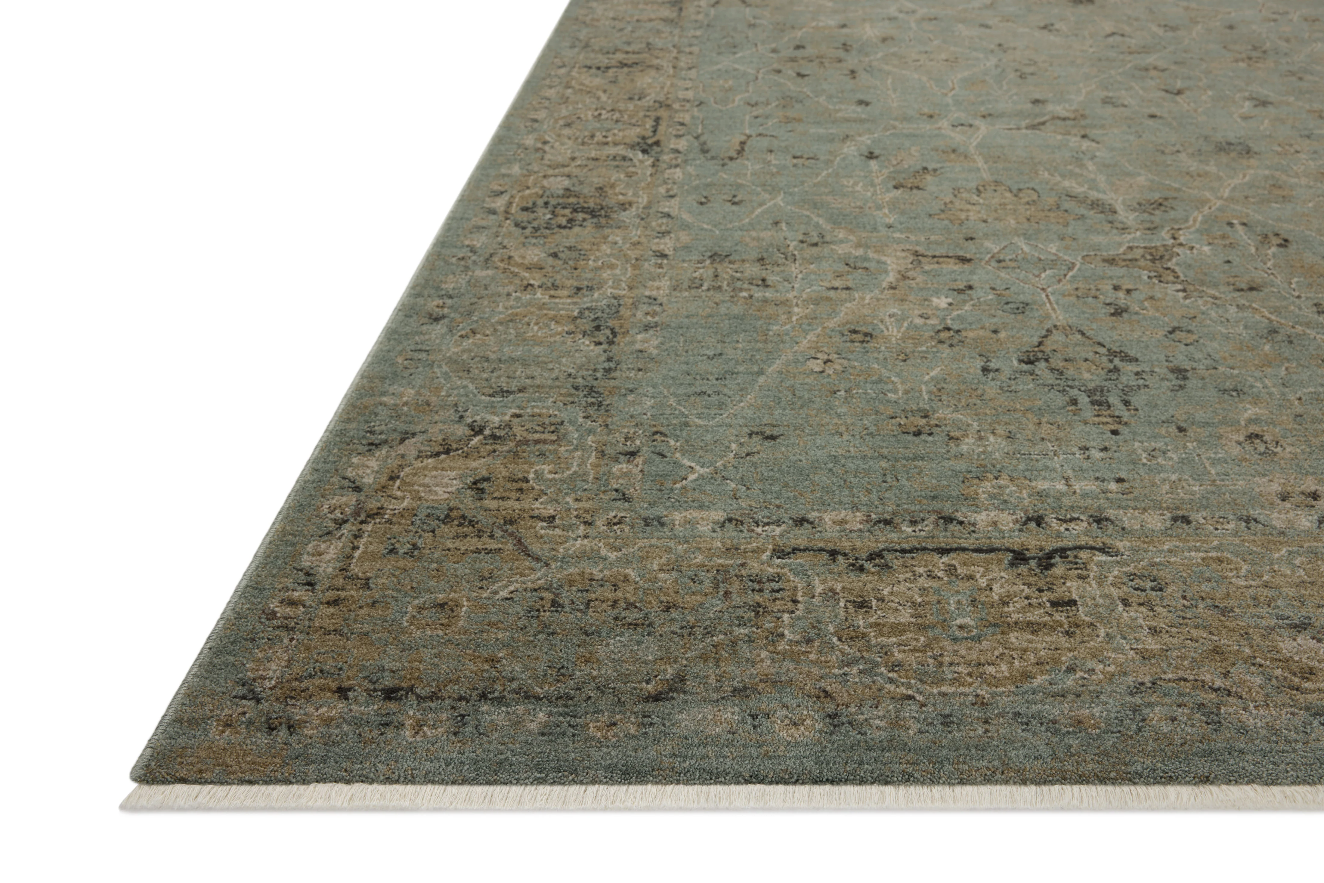 Briar Aqua / Olive Rug - Image 2