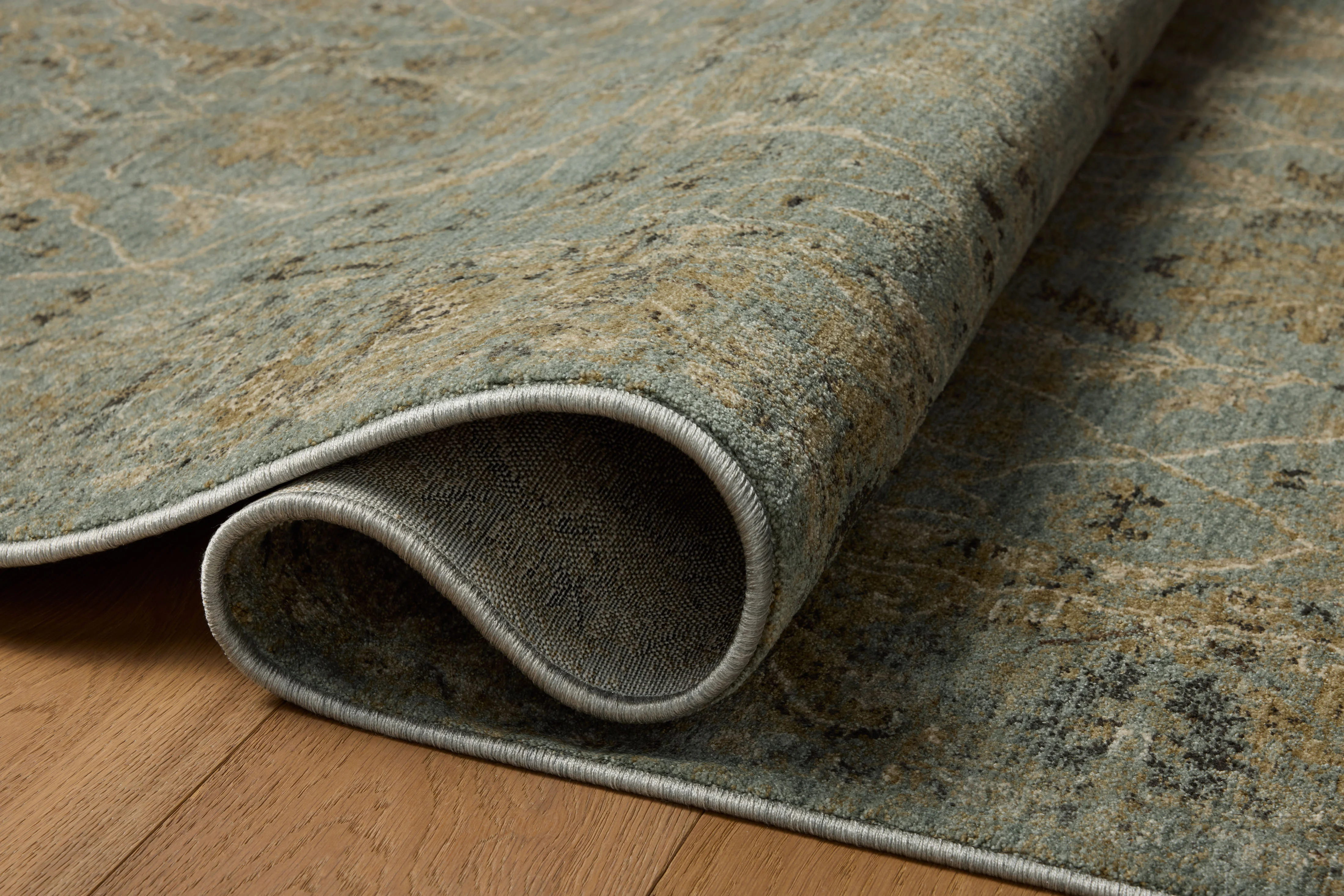 Briar Aqua / Olive Rug - Image 3
