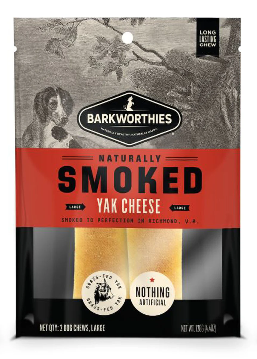 Barkworthies Smoked Yak Cheese - Large 2pk - Image 1
