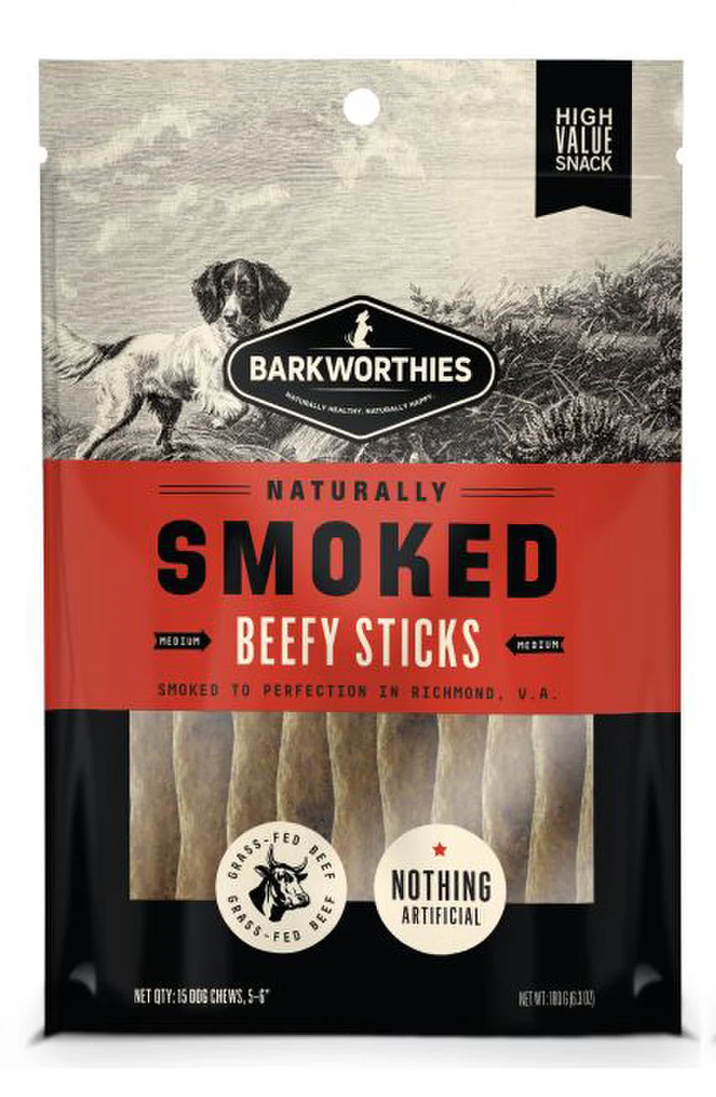 Barkworthies Smoked Beef Stick 15pk - Image 1