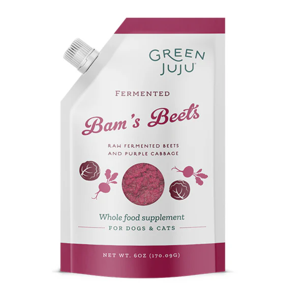 Green Juju Frozen whole Food Suppliment for dogs 6oz Bam