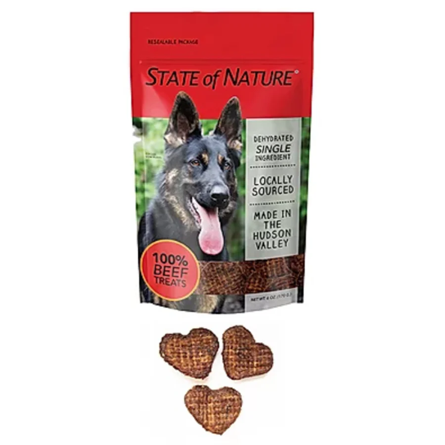 Sirius State of Nature Dehydrated Pure Protein Dog and Cat Treats 6oz Beef - Image 1