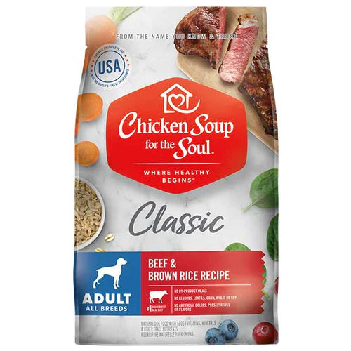 Chicken Soup Adult Beef & Brown Rice Dry Dog Food 28lb - Image 1
