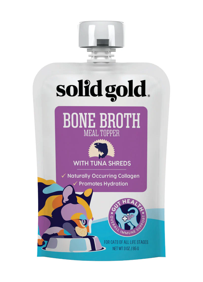 Sold Gold Bone Broth 3oz Tuna Shreds - Image 1