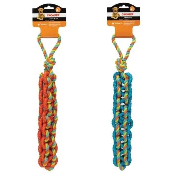 Boss Pet Chomper TPR Braided Rope Tug 20in Assorted - Image 1