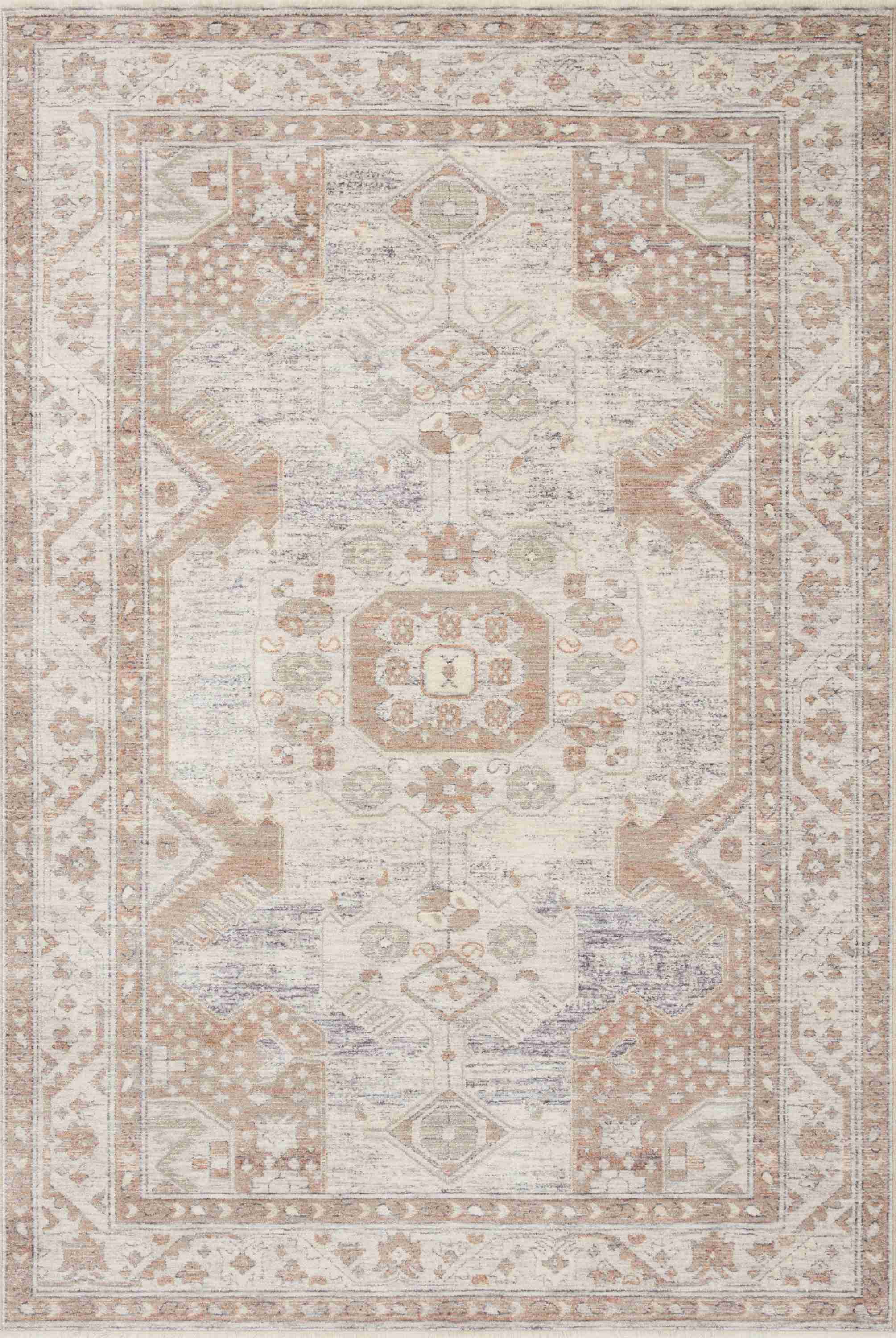 Magnolia Home by Joanna Gaines x Loloi Carlisle Ivory / Taupe Rug - Image 1
