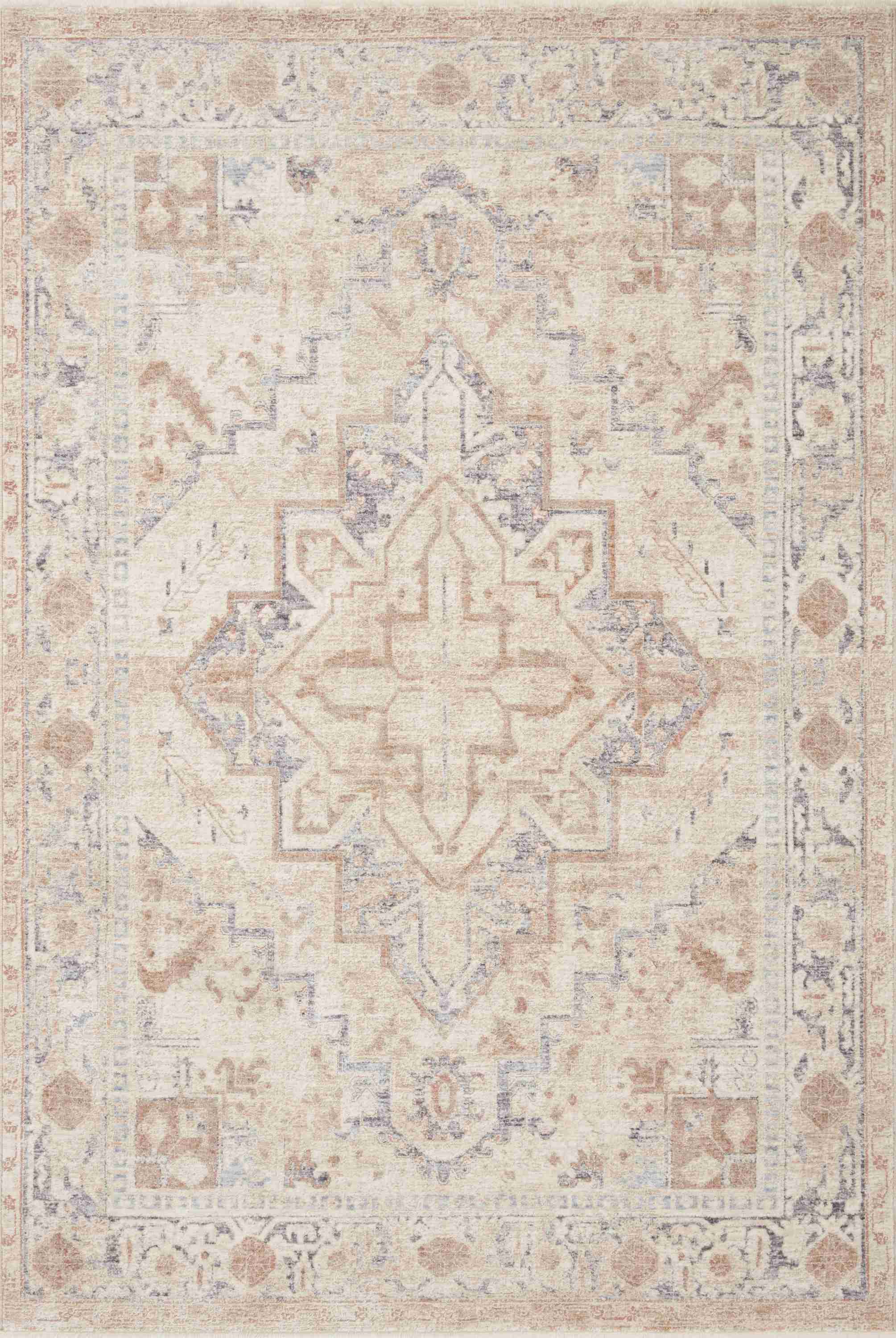 Magnolia Home by Joanna Gaines x Loloi Carlisle Beige / Slate Rug - Image 1