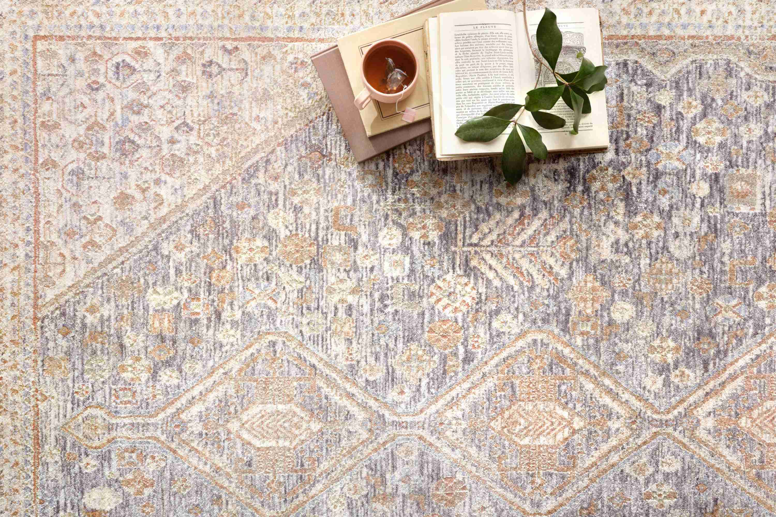 Magnolia Home by Joanna Gaines x Loloi Carlisle Blue / Ivory Rug - Image 3