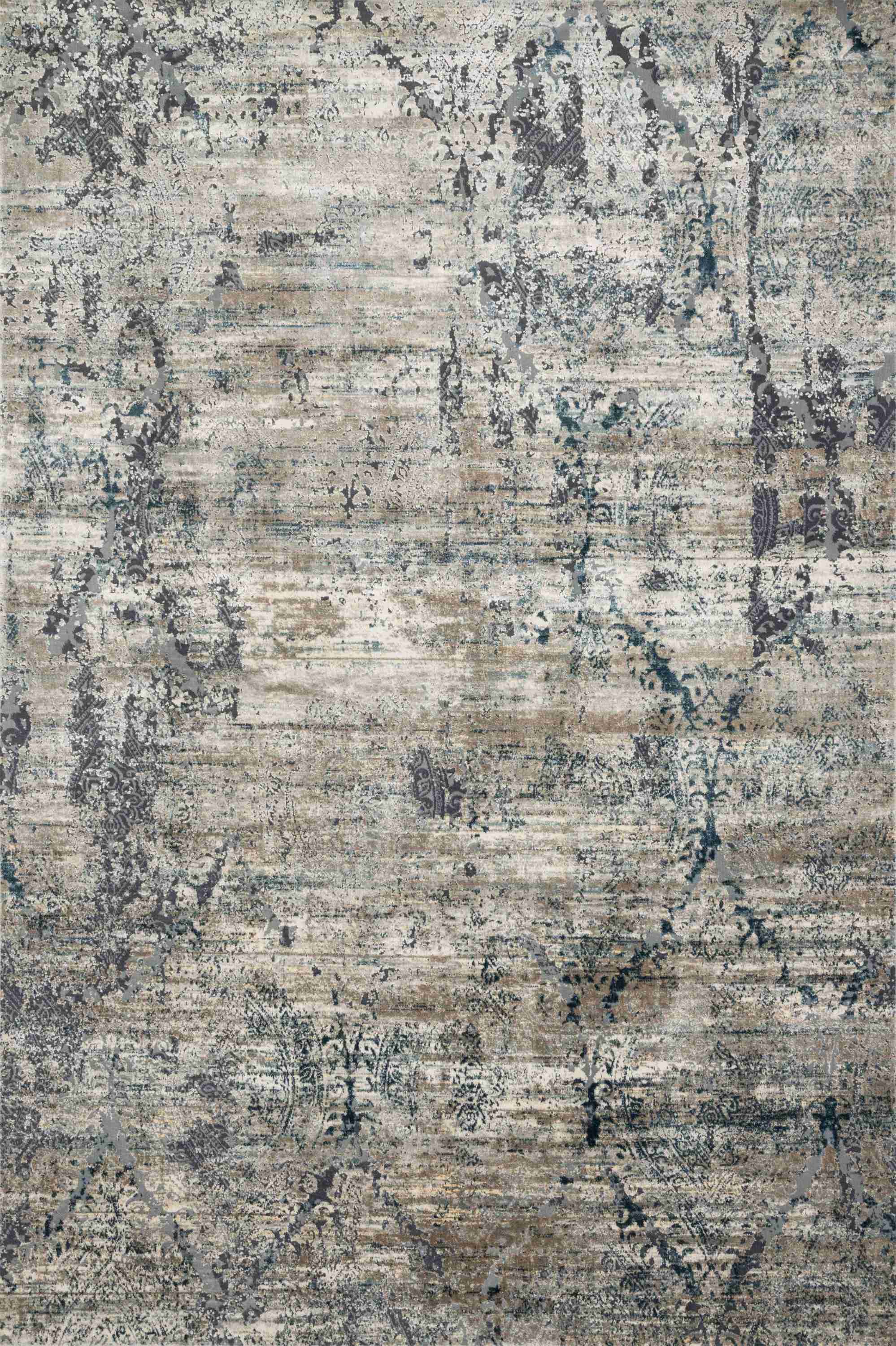 Cascade Taupe / Blue Rug - Image 1