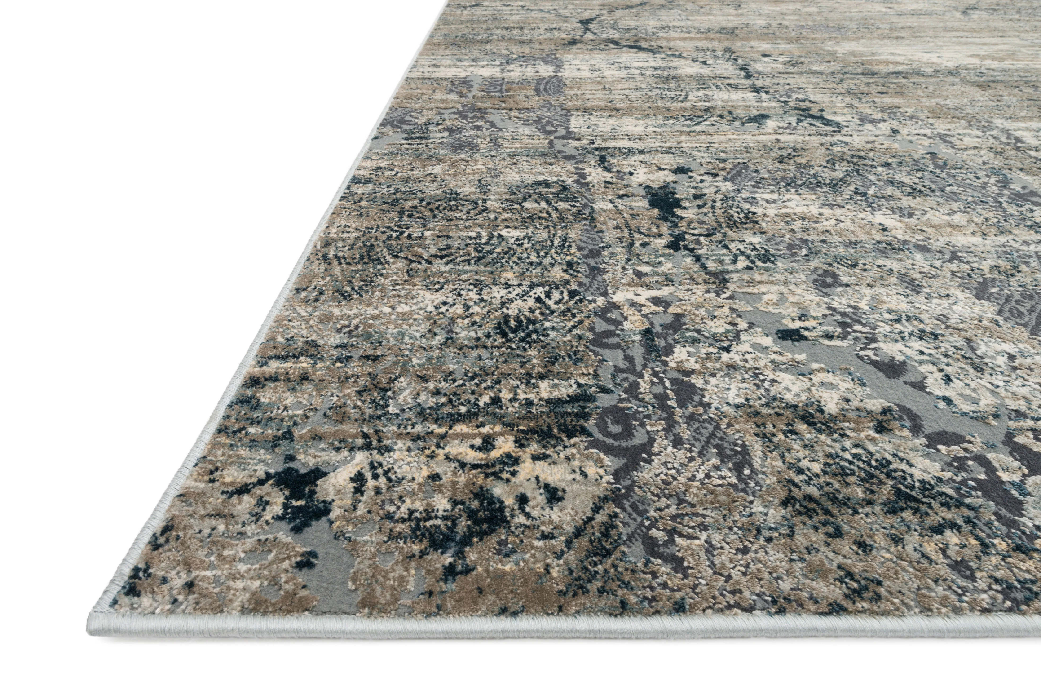 Cascade Taupe / Blue Rug - Image 2