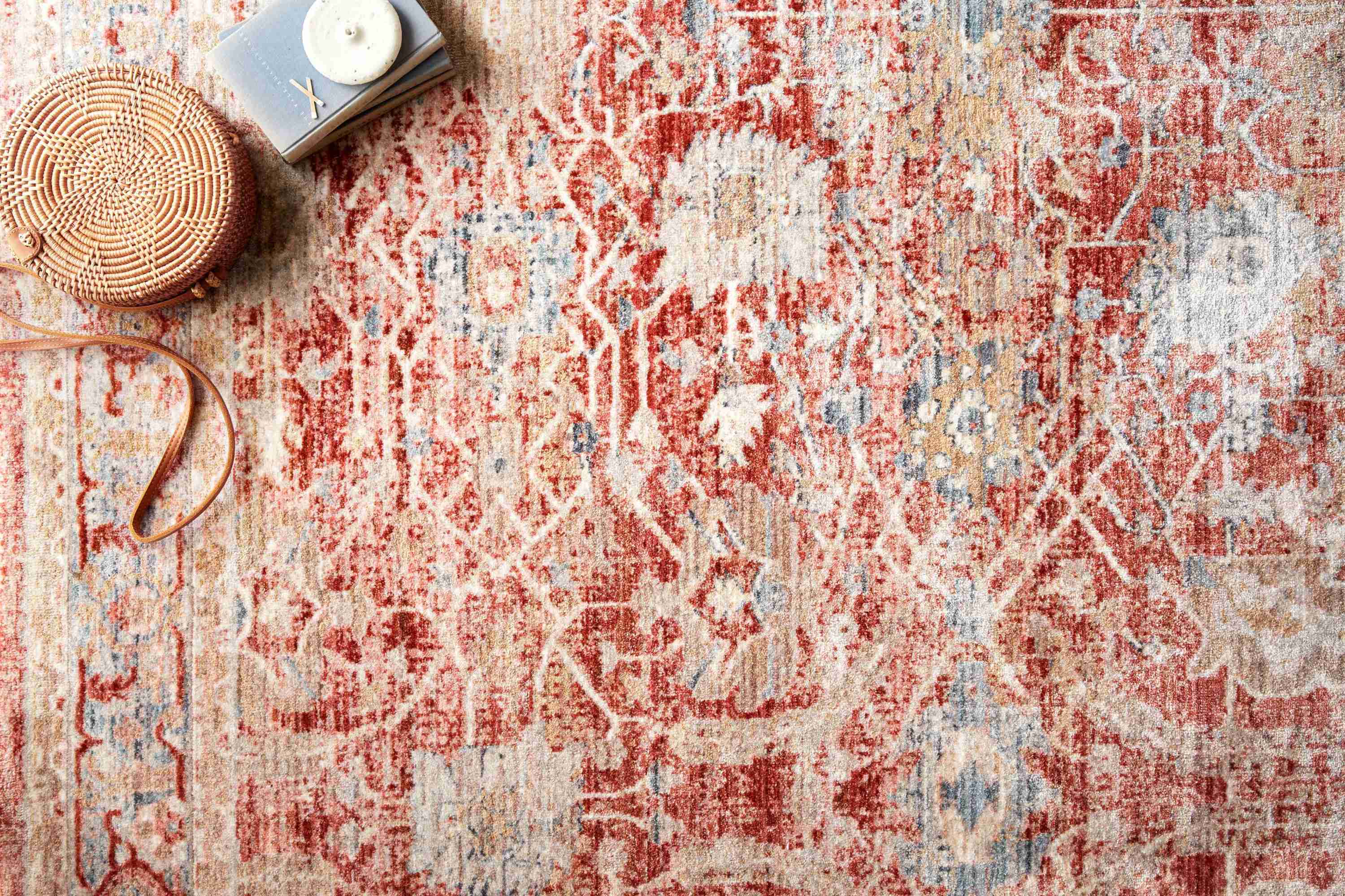 Claire Red / Ivory Rug - Image 3