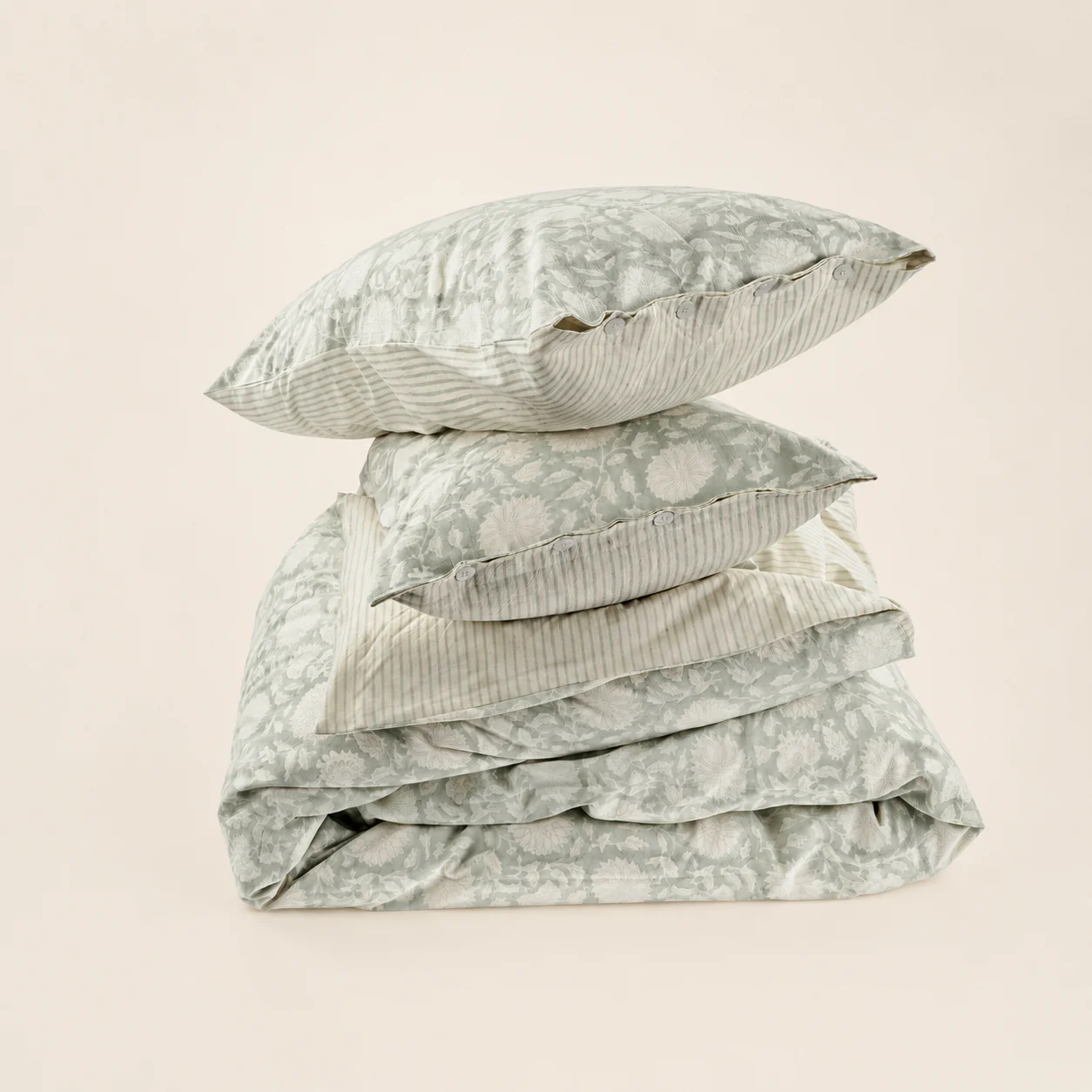Maeve Block Print Duvet Set