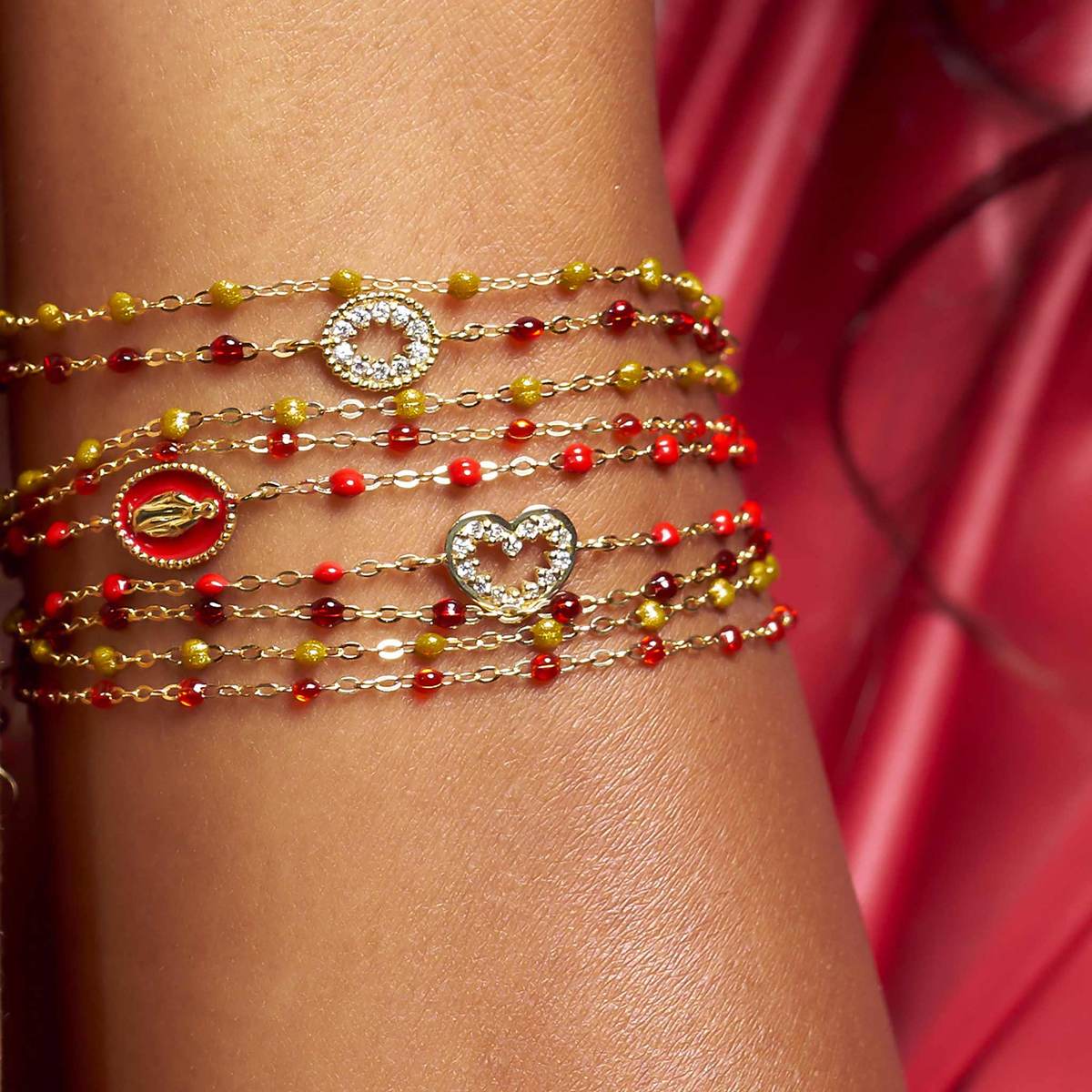 gigiCLOZEAU Classic Bracelet - Cherry - Image 3