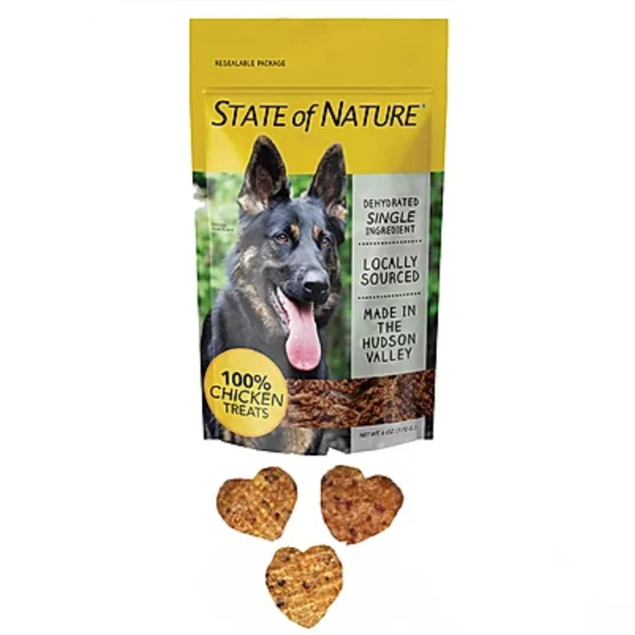 Sirius State of Nature Dehydrated Pure Protein Dog and Cat Treats 6oz Chicken - Image 1
